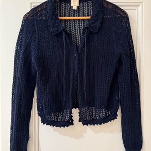 GAP DOEN Navy Women's Cardigan